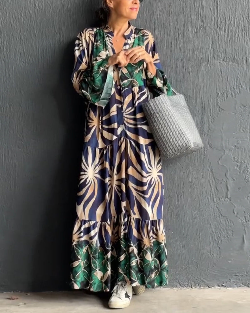 Anika™ - casual printed vacation dress