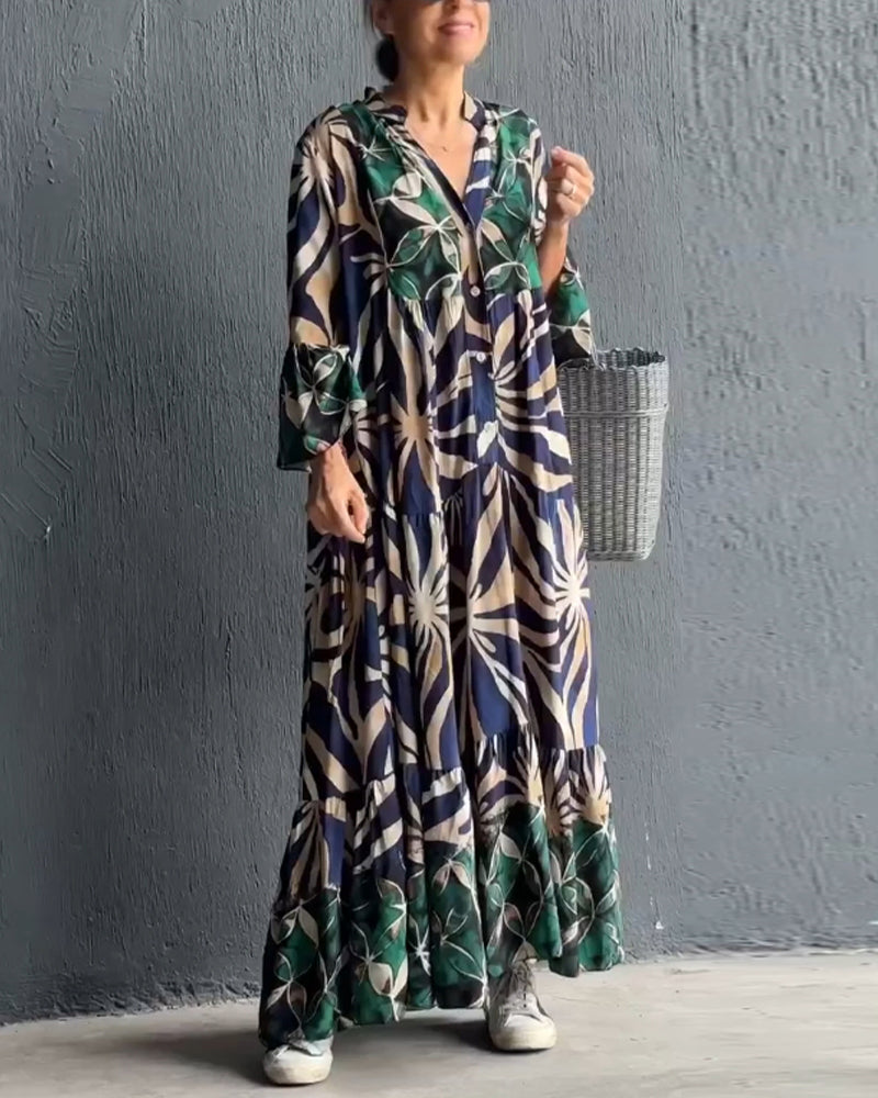 Anika™ - casual printed vacation dress