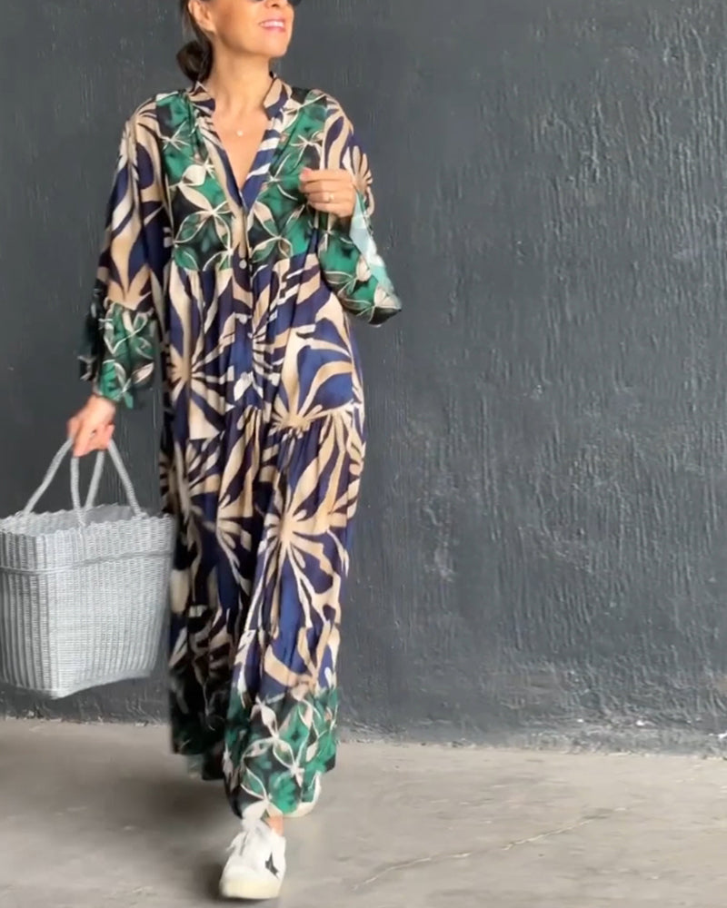 Anika™ - casual printed vacation dress