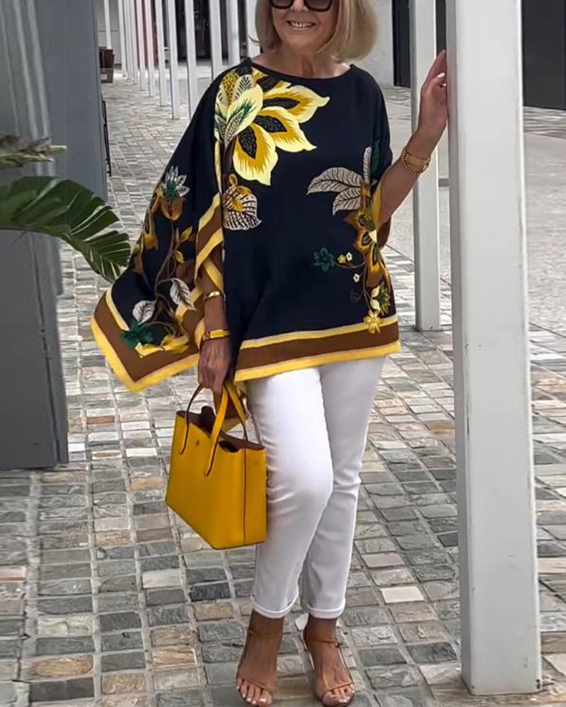 Rheala™ - Casual blouse met print
