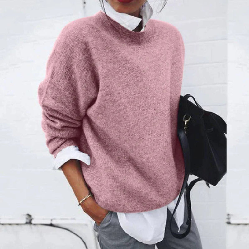 Gwendolen - Casual Knitted Cashmere Sweater for Women | Ideal for Autumn