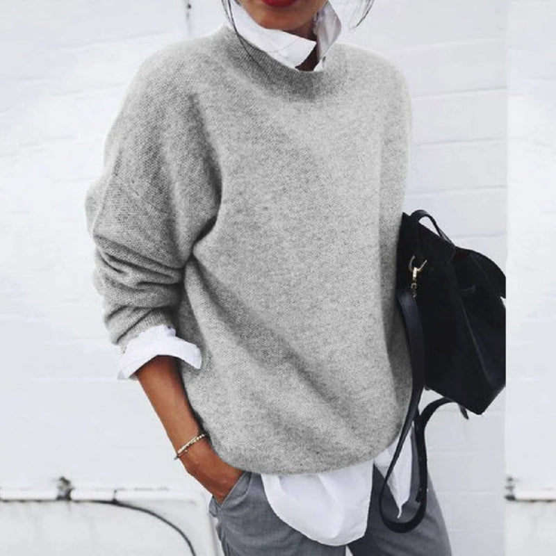 Gwendolen - Casual Knitted Cashmere Sweater for Women | Ideal for Autumn