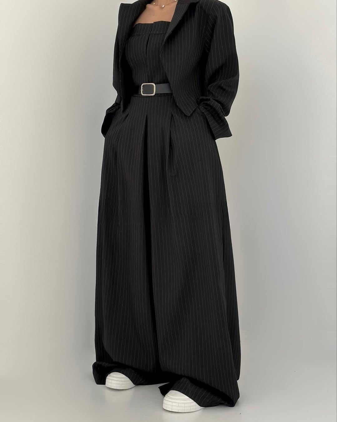 Cyravine - Women's Bustier and Jacket Set in Elegant and Trendy Style