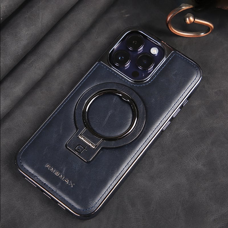 Jalira - Luxurious leather iPhone case with invisible stand