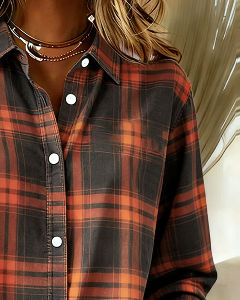 Belviana - Checked Shirt with Collar