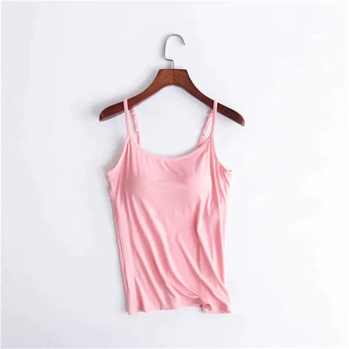 Noura - Camisole with integrated bra and cushion