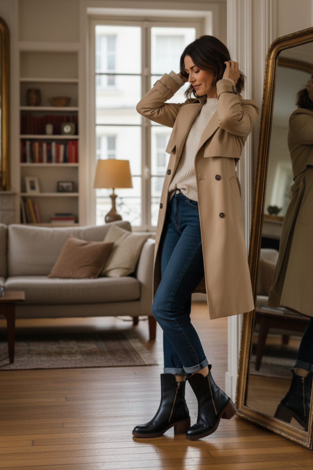 Helara™ - Elegant and Comfortable Black Leather Boots