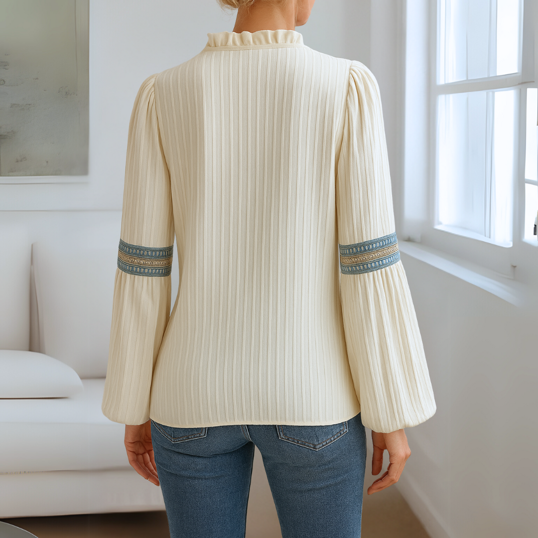 Mirabel™ - Blouse with V-Neck