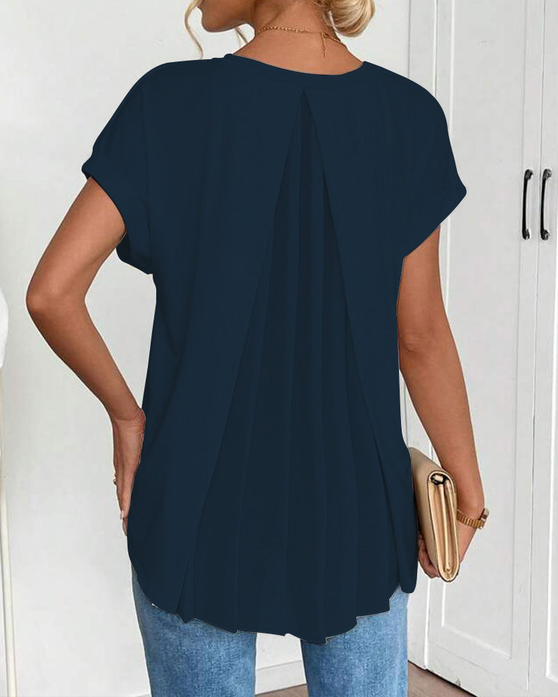 Estella - Unisex short sleeve T-shirt with patchwork