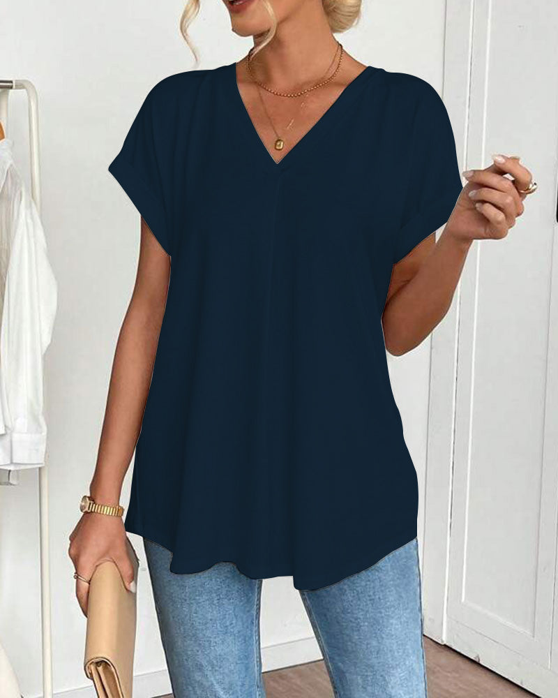Estella - Unisex short sleeve T-shirt with patchwork