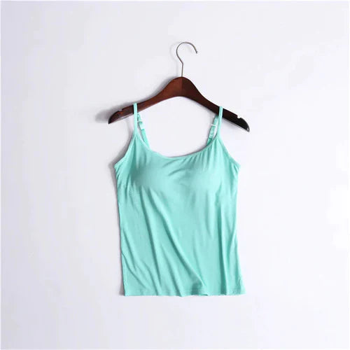 Noura - Camisole with integrated bra and cushion