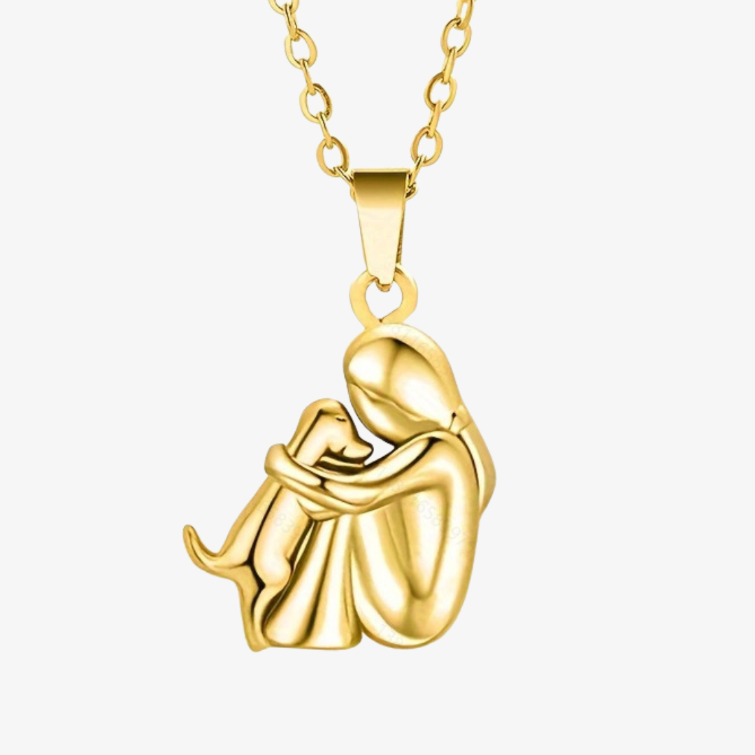 Aurelinea - Necklace with Dog-Shaped Pendant