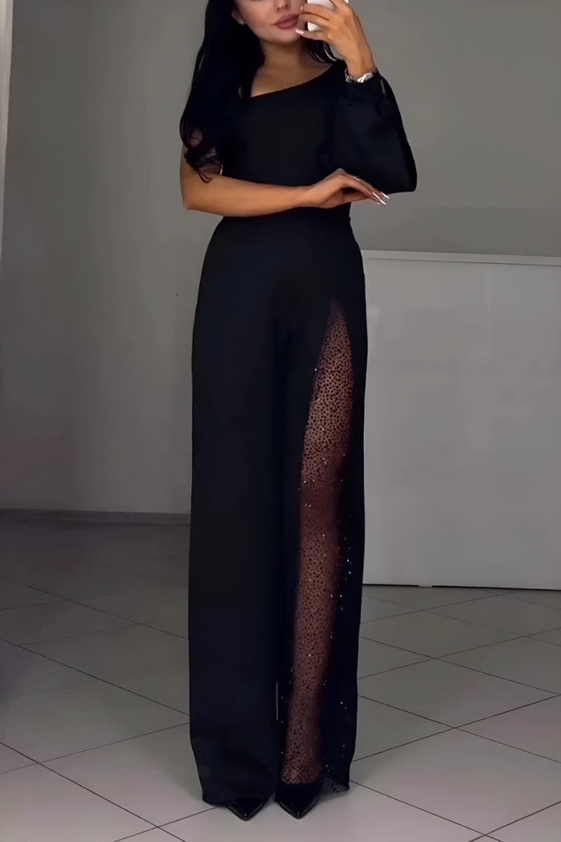 Norvienne - Modern Wide-Leg Jumpsuit