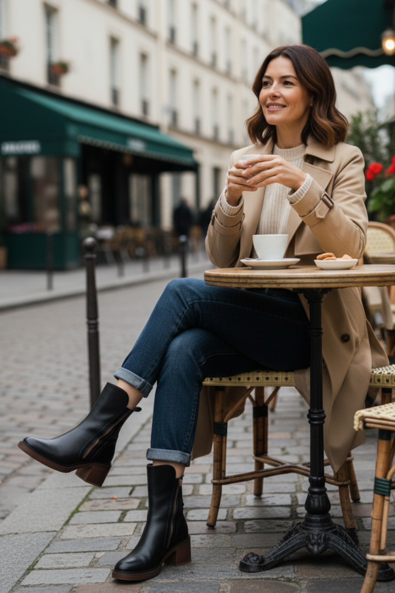 Helara™ - Elegant and Comfortable Black Leather Boots