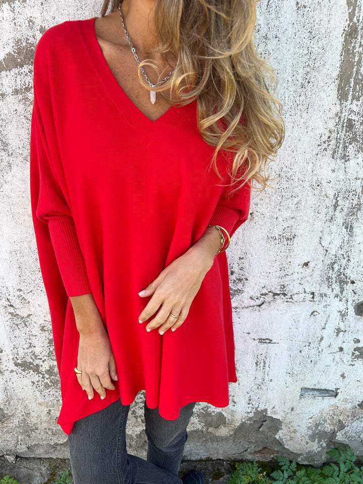 Taliah™ – Elegant cashmere V-neck sweater