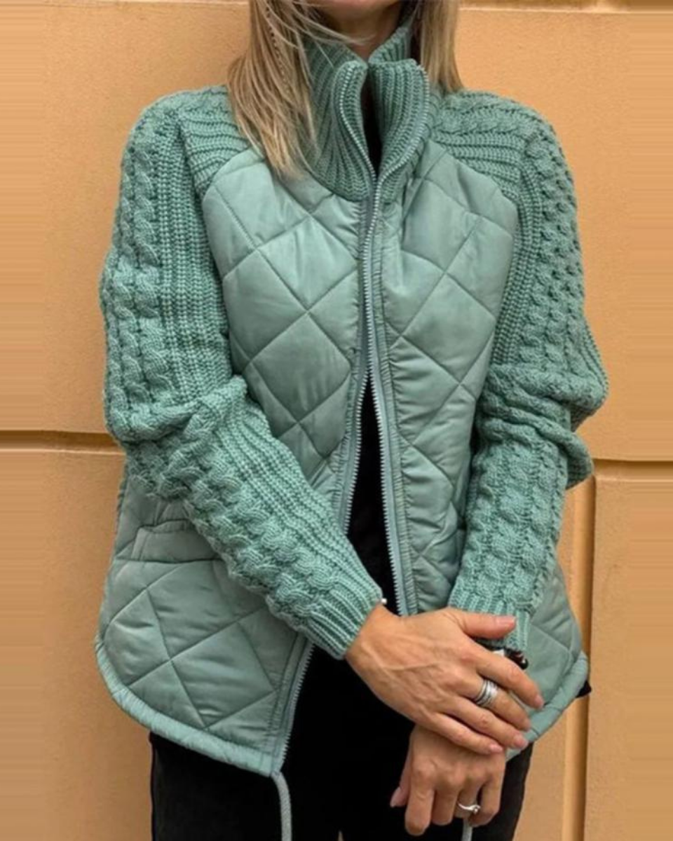 Bravina™ - Casual Knitted Fleece Jacket