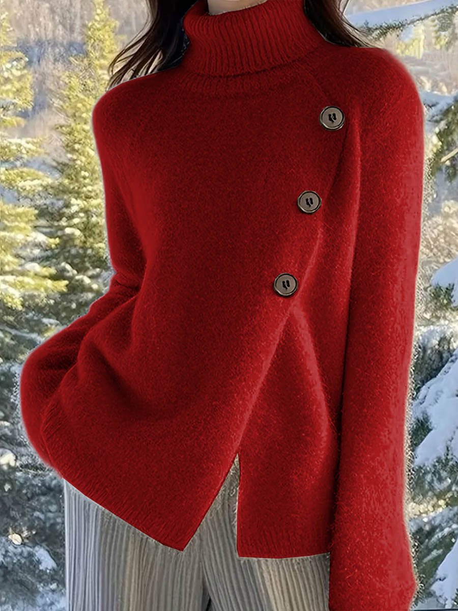 Pavinna™ - Casual Roll Neck Sweater for Women