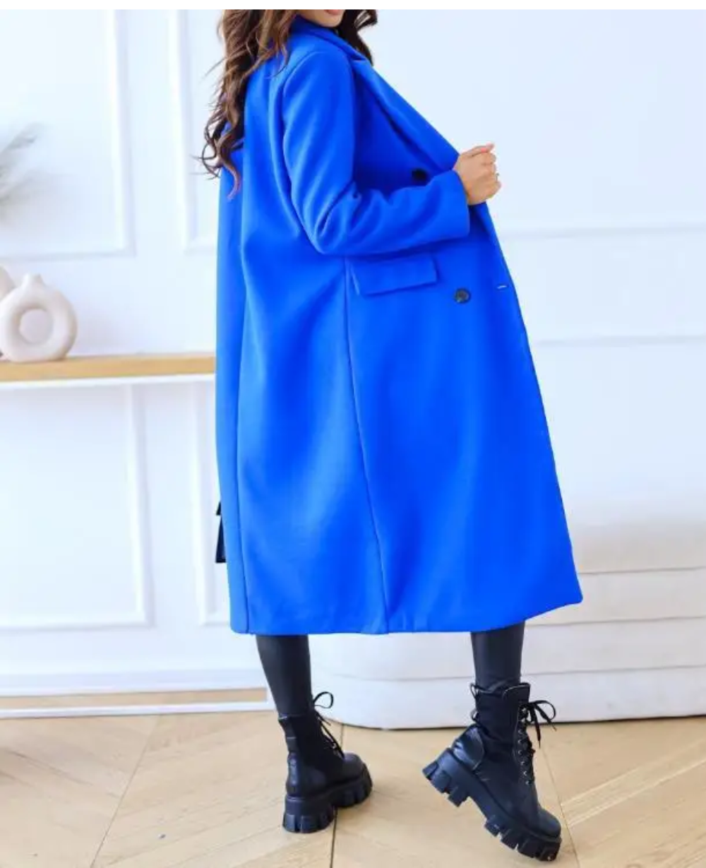 Christabel - Women's Elegant Fitted Long Trenchcoat | Ideal for Autumn/Winter