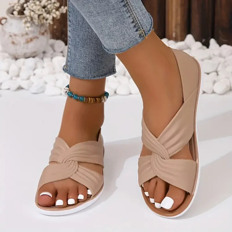 Florinda - Comfortable bow tie sandals for women