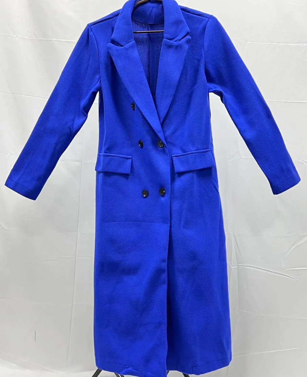 Christabel - Women's Elegant Fitted Long Trenchcoat | Ideal for Autumn/Winter