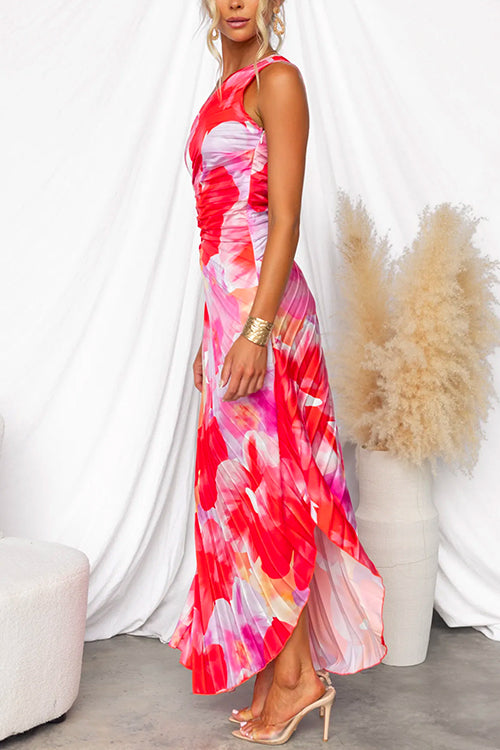 Alma - Elegant pleated summer dress