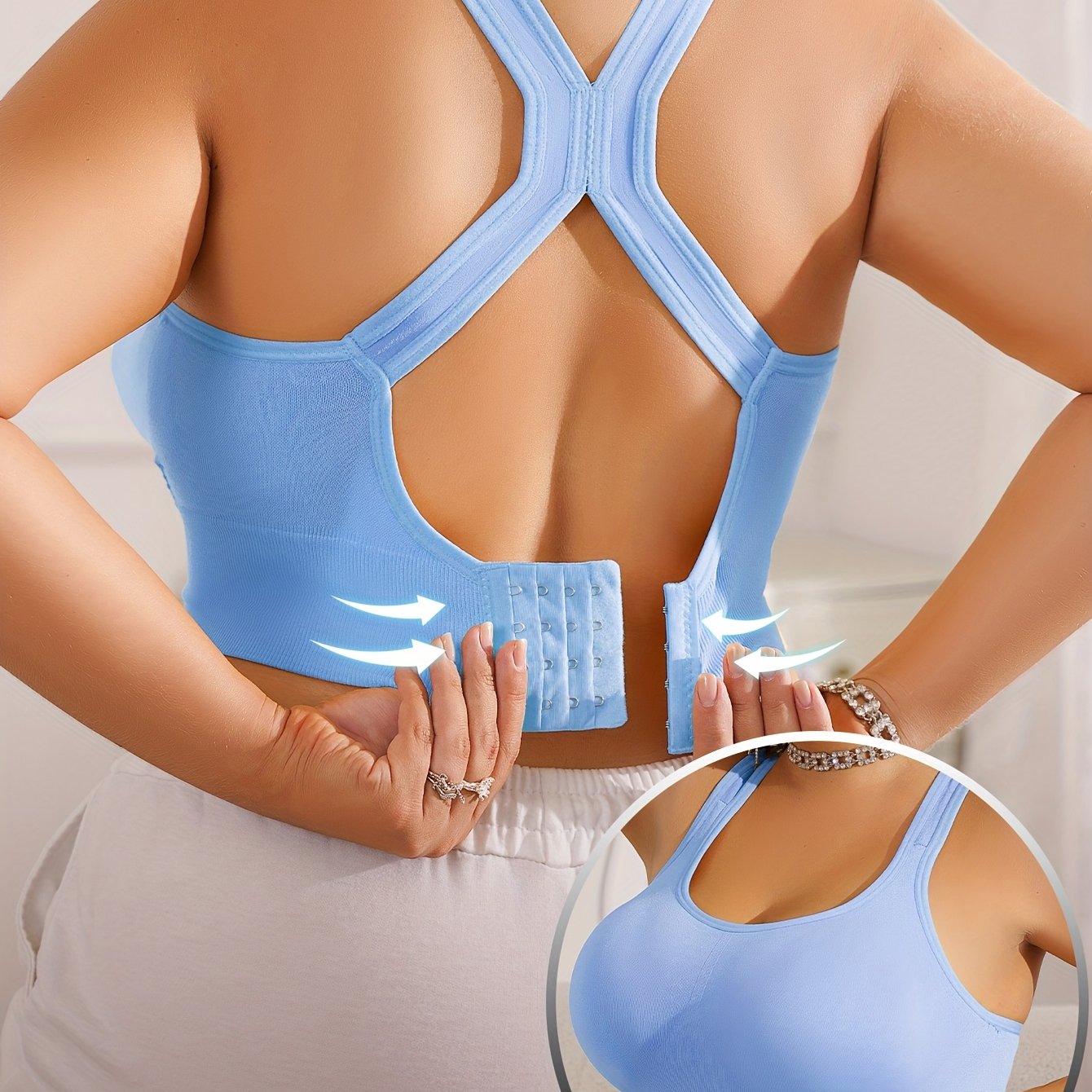 Vittoria™ - Plus Size Sportbeha met Verwijderbare Pads en Verstelbare Bandjes