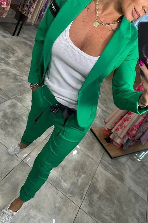 Rosindra - Two-piece set with flowing jacket and comfortable jogging pants