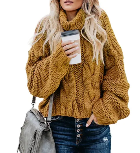 Clemence Luce - Women's Turtleneck Sweater, Style and Warmth