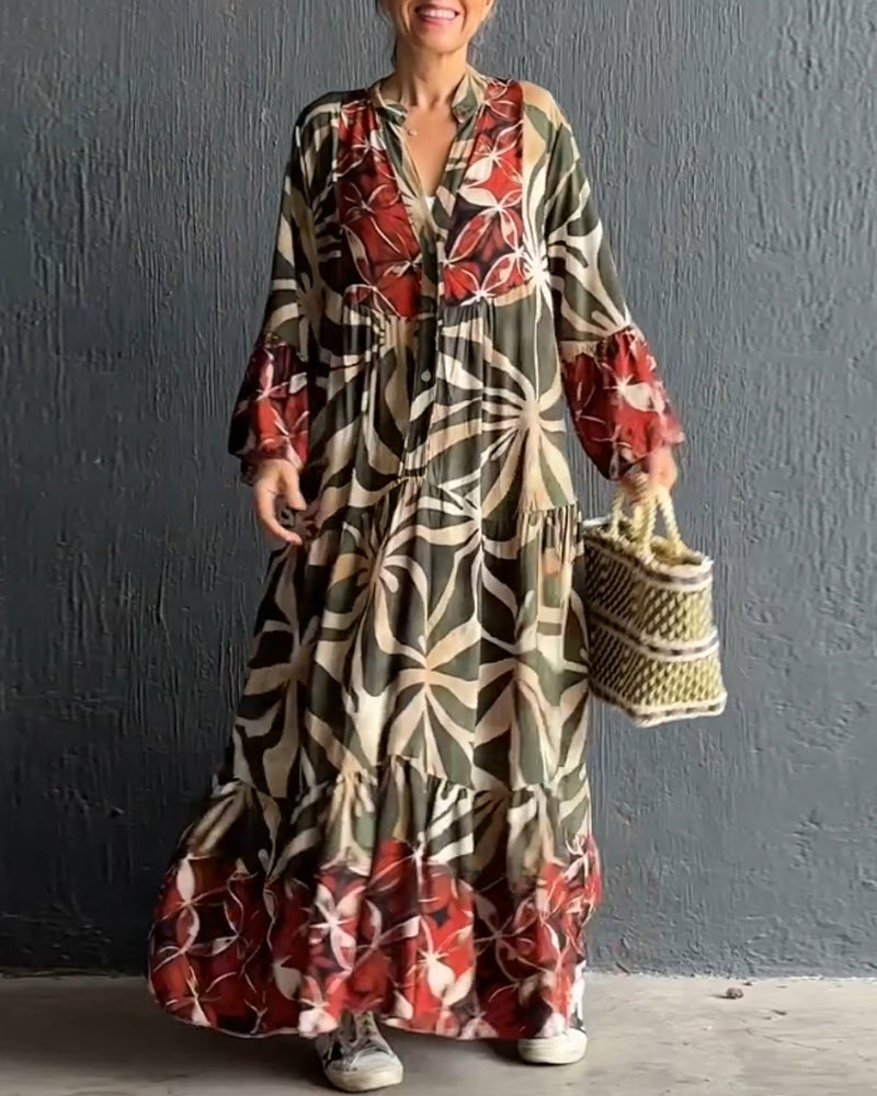 Anika™ - casual printed vacation dress