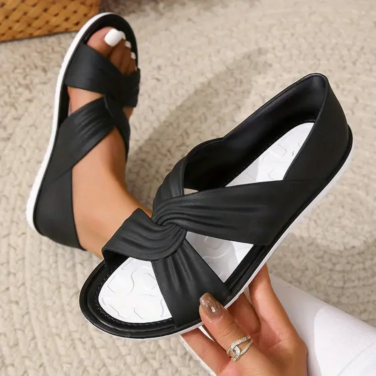 Florinda - Comfortable bow tie sandals for women