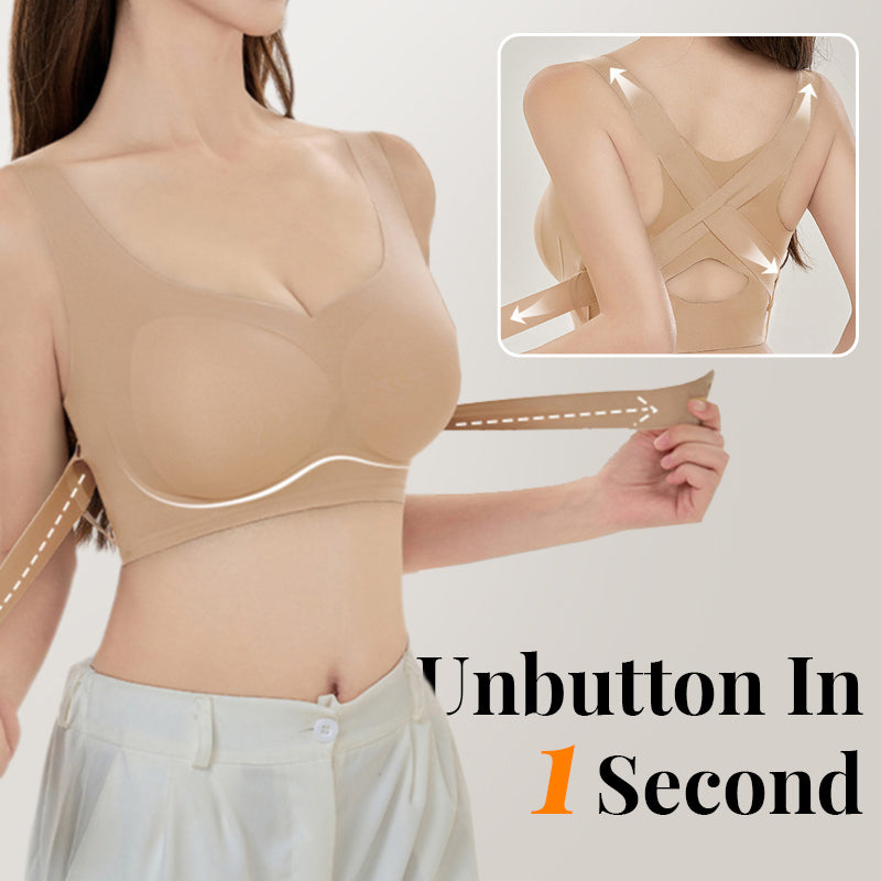 Hestia - Seamless push-up bra with front closure for women