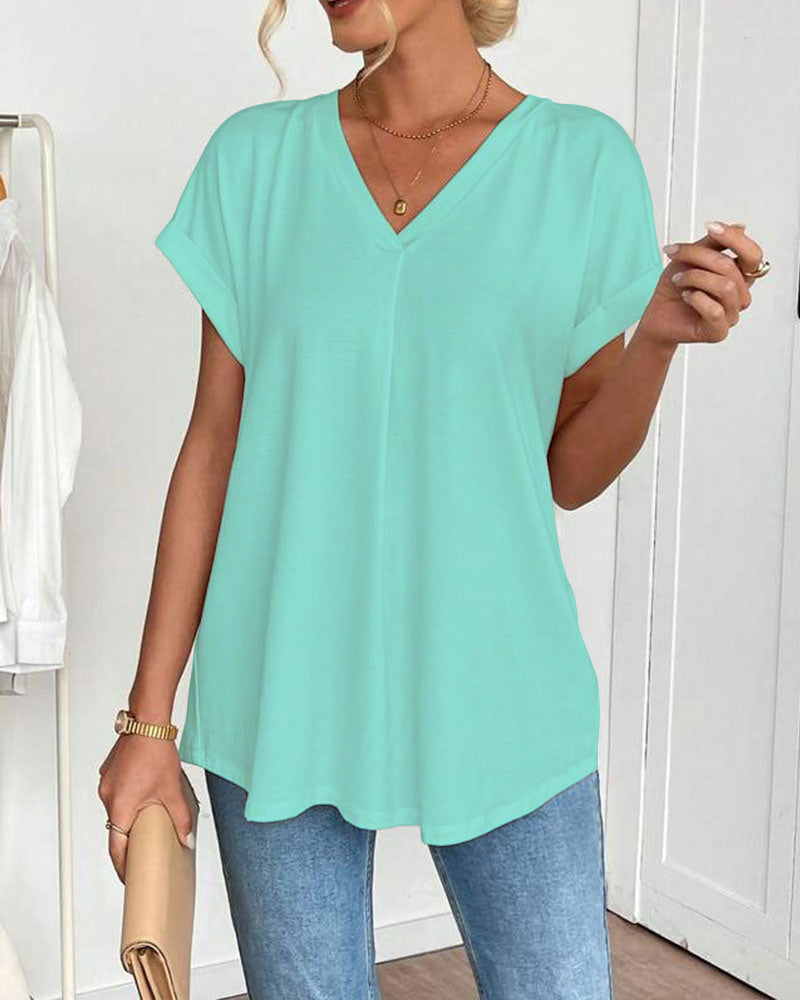Estella - Unisex short sleeve T-shirt with patchwork
