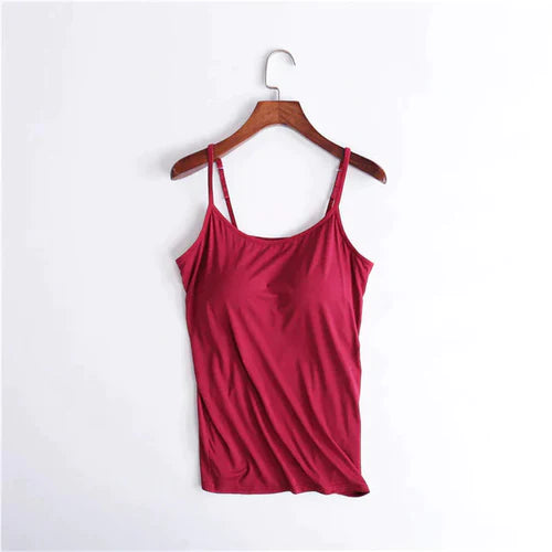 Noura - Camisole with integrated bra and cushion