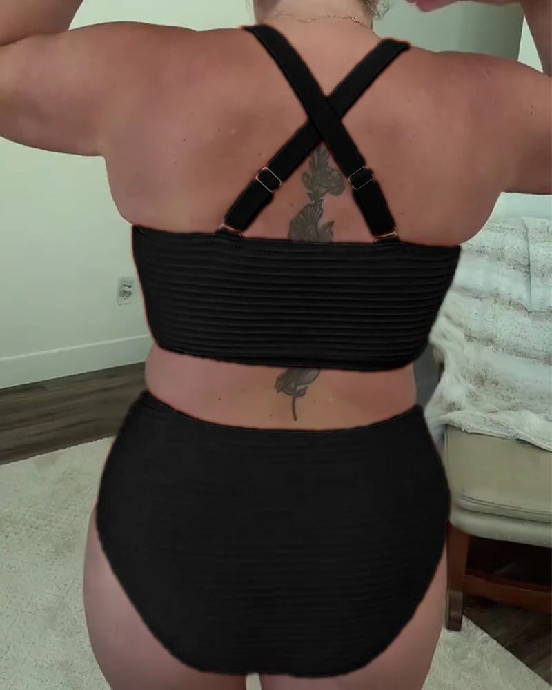 Mirelda - Casual plain triangle bikini