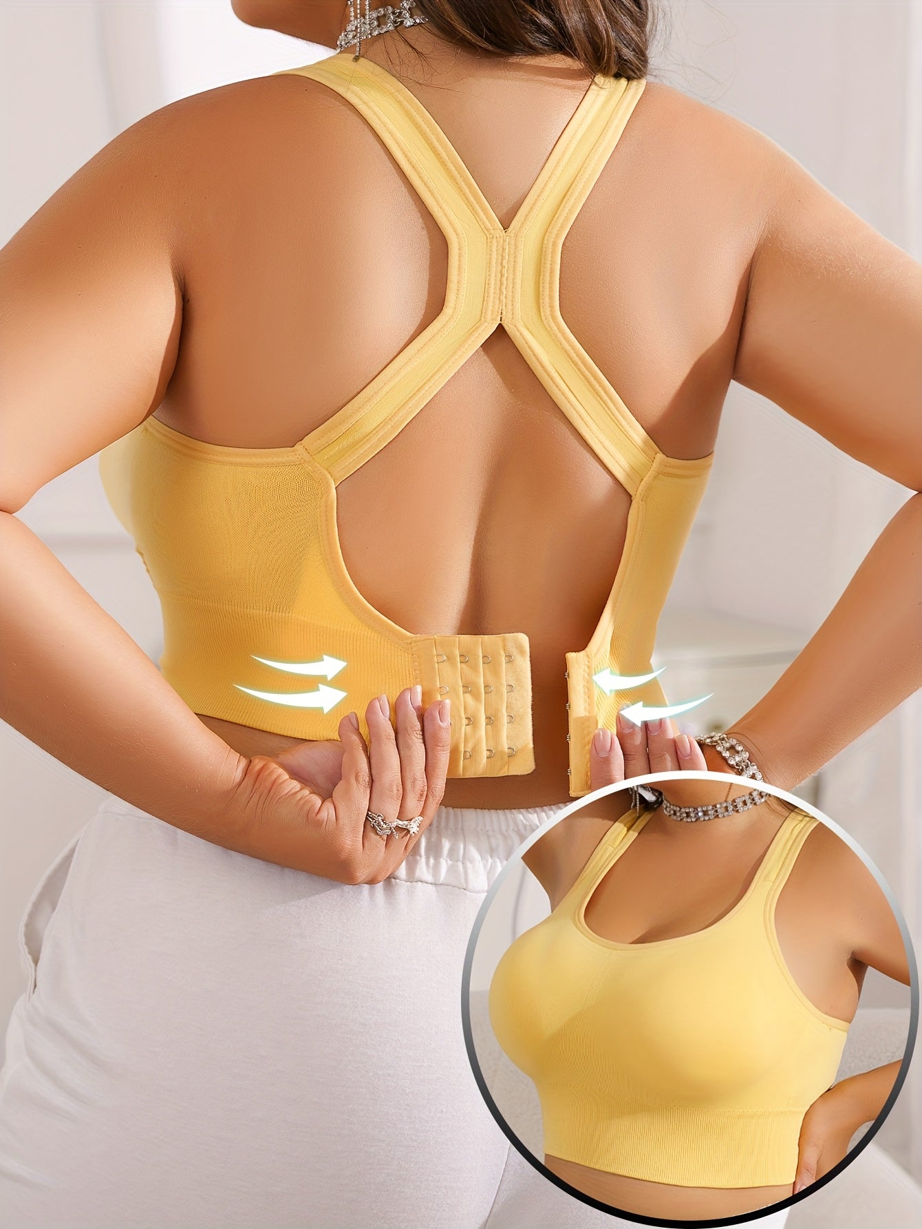 Vittoria™ - Plus Size Sportbeha met Verwijderbare Pads en Verstelbare Bandjes