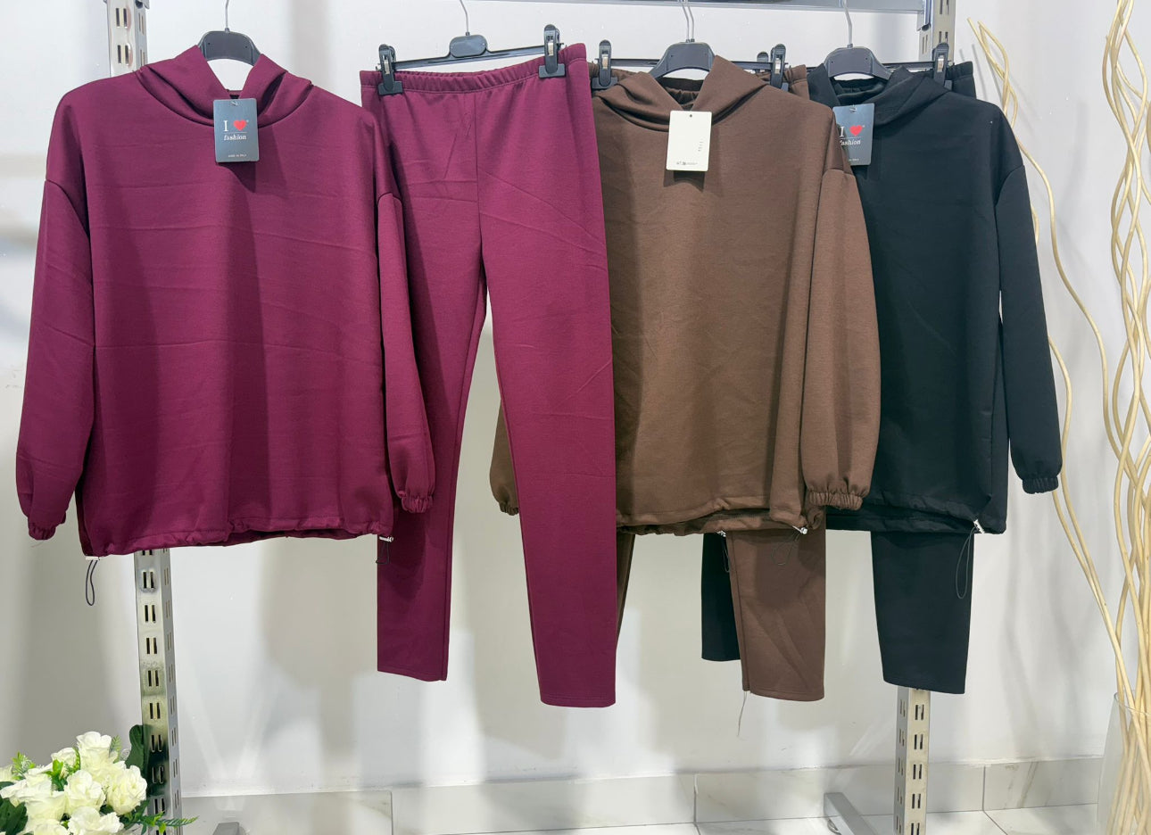 Quenlira - Modern Ensemble Two-Piece in Soft Fabric