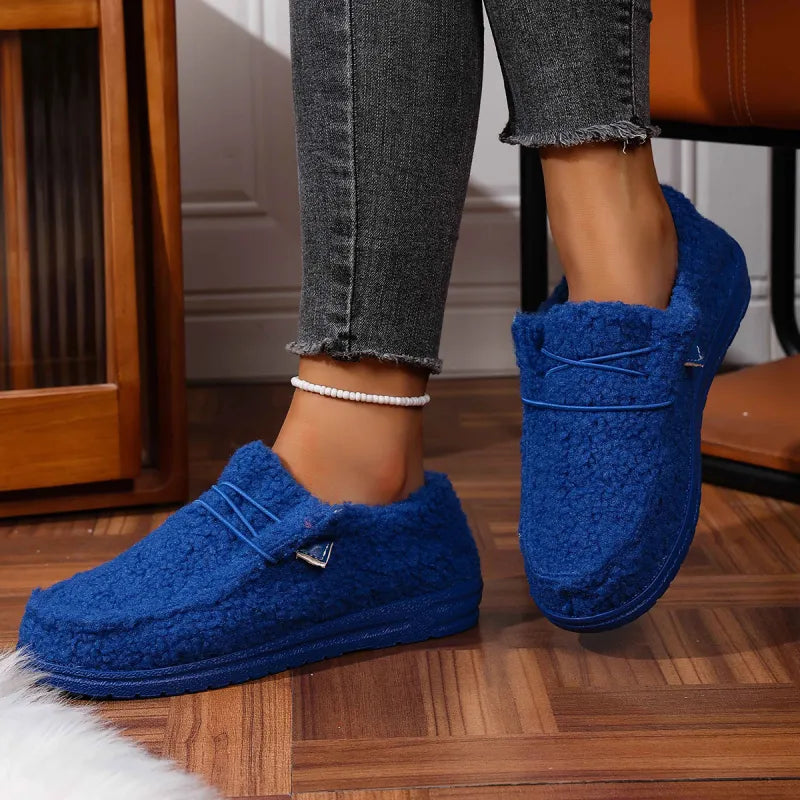 Kaelirae - Cosy Teddy Fabric Slippers