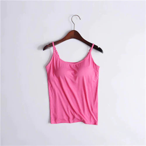 Noura - Camisole with integrated bra and cushion