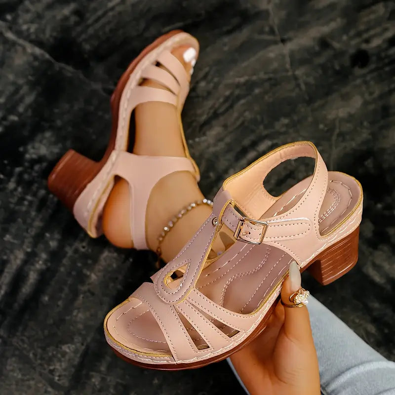 Eliette - Orthopedic Platform Sandals - Retro Elegance and Absolute Comfort