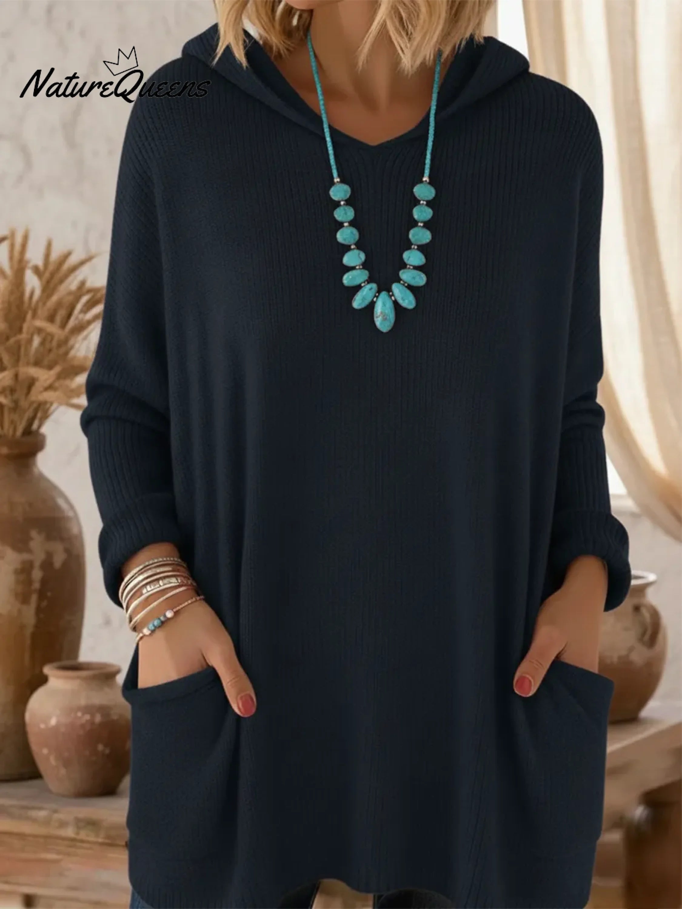 Fioranelle - Soft Hoodie Jumper with Pockets