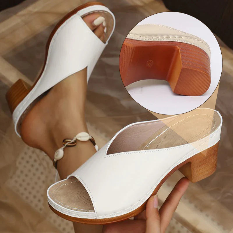 Ivana - Women's Orthopedic Sandals with Block Heel
