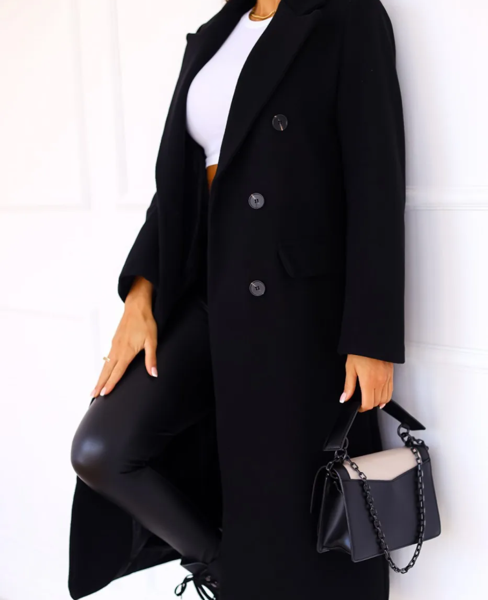 Christabel - Women's Elegant Fitted Long Trenchcoat | Ideal for Autumn/Winter