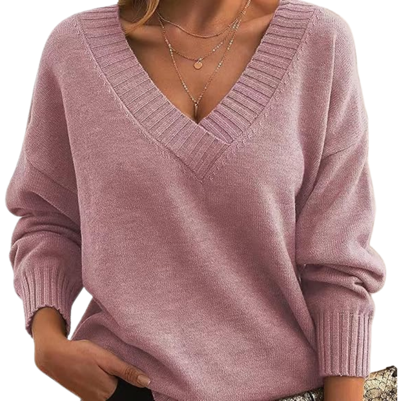 Ailsa- Chic V-Neck Sweater | Great for Everyday Wear