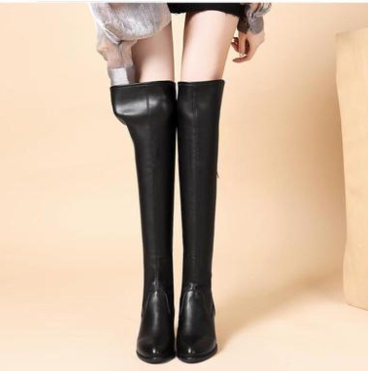 Kaelivra - Warm Leather Ankle Boots for Women