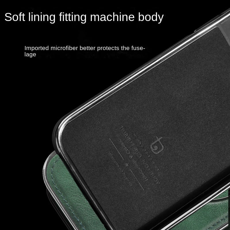 Jalira - Luxurious leather iPhone case with invisible stand