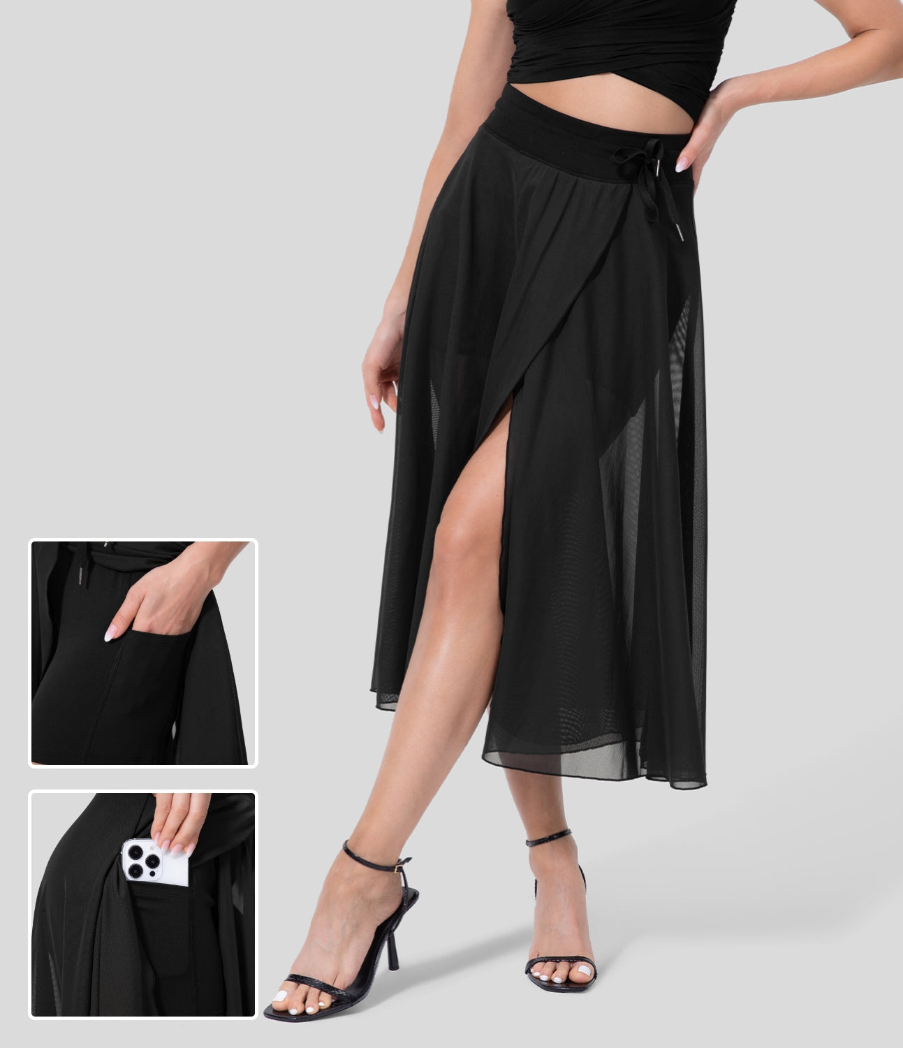 Maris - 2-in-1 High Waisted Skirt