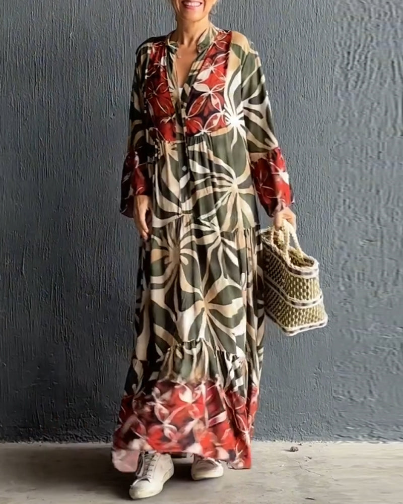 Anika™ - casual printed vacation dress