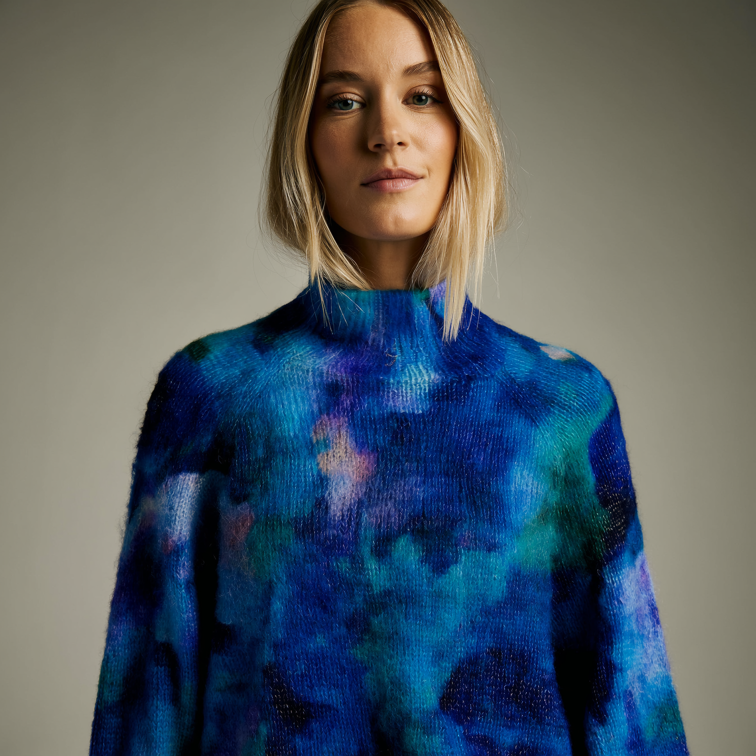 Luneliae - Warm and Elegant Roll Neck Jumper