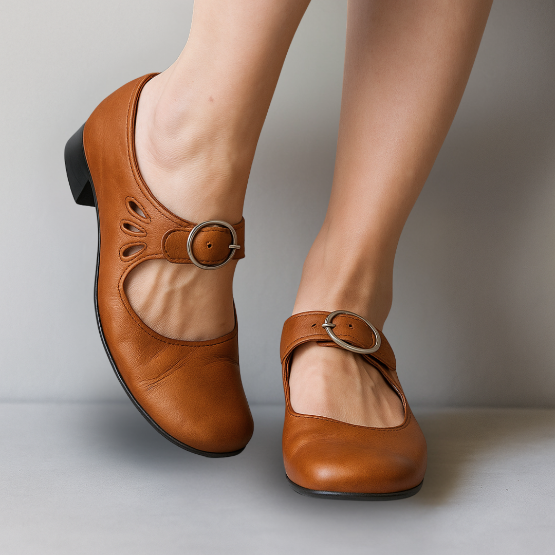 Ivelina - Orthopedic Leather Sandals with Comfortable Sole