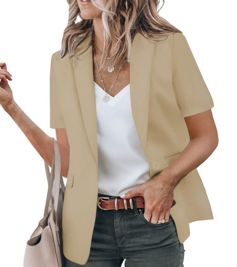 Sabella™ - Modern Short Sleeve Blazer